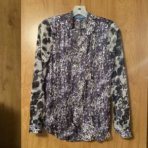 Vera Wang XS Floral Blouse